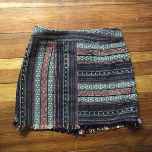 Handmade Chinle Print Mini Skirt
